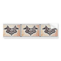 Rorschach Fractal 1 bumper stickers