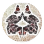 Rorschach Fractal 2 stickers