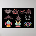 Rorschach Ink Blots Poster posters