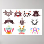 Rorschach Ink Blots Poster posters