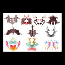 Rorschach Ink Blots Poster posters
