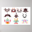 Rorschach Ink Blots Poster posters
