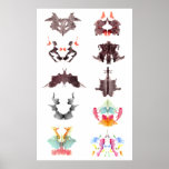 Rorschach Ink Blots Poster posters