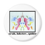 Rorschach Inkblot 10 magnets