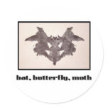 Rorschach Inkblot 1 stickers