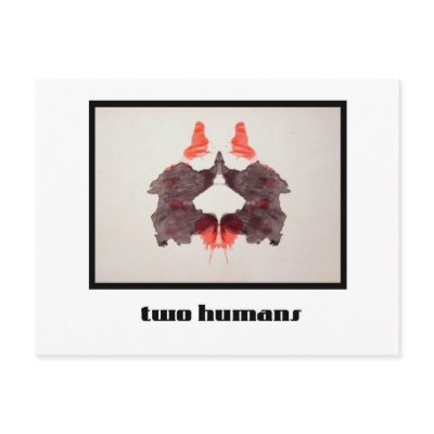 Rorschach Inkblot 2 Post Card by djskagnetti