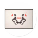 Rorschach Inkblot 3.0 stickers