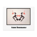 Rorschach Inkblot 3 postcards