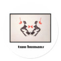 Rorschach Inkblot 3 stickers