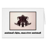 Rorschach Inkblot 4 cards