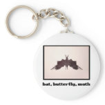Rorschach Inkblot 5 keychains