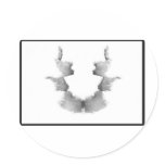 Rorschach Inkblot 7.0 stickers