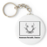 Rorschach Inkblot 7 keychains