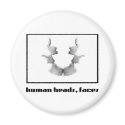 Rorschach Inkblot 7 magnets