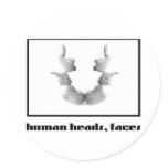 Rorschach Inkblot 7 stickers