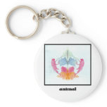 Rorschach Inkblot 8 keychains
