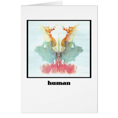 Rorschach Inkblot 9 Greeting Cards by djskagnetti