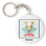 Rorschach Inkblot 9 keychains