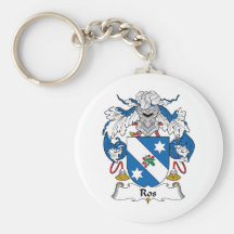 Ros Family Crest Key Chain