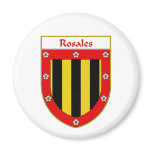 Rosales Coat of Arms/Family Crest magnets