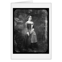 Rosalie Laborde Opera Daguerreotype 1845 Greeting Card