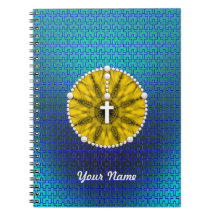 Rosary Dream Catcher Yellow Notebooks