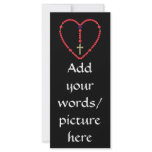 Rosary (Red and Blue Roses) rack cards