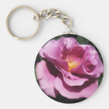 Rosas Moradas 3 Key Chains