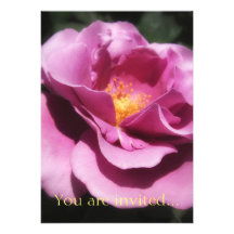 Rosas Moradas 3 Personalized Invitation