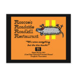Roscoe's Roadside Roadkill postcards