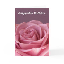 Rose 60th Birthday Card