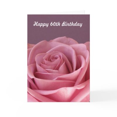 Rose 60th Birthday Card by KathyHenis