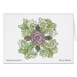 "Rose Acanthus Floret"  Theresa Hartman cards
