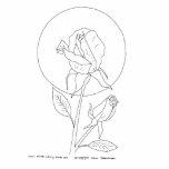 Rose and Bud photo sculptures
