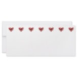 Rose and Carnation Heart rack cards