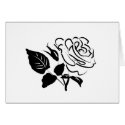 Rose and Leaves Sketch cards