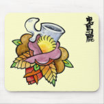 Rose and Vertebra Mousepad