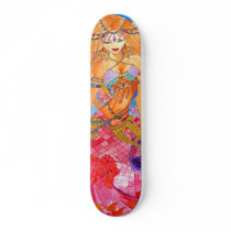 rose bellydancer mermaid skateboard