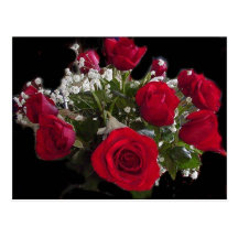 Rose Bouquet Postcard