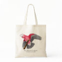 Rose Breasted Cockatoo Tote Bag