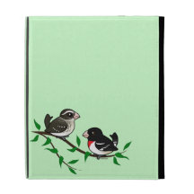 Rose-breasted Grosbeak Couple iPad Cases