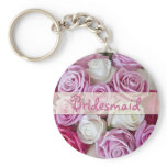 Rose Bridesmaid keychain