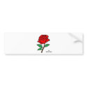  Rose bumper stickers