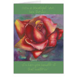 Rose card