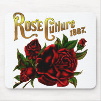 Rose Culture 1887 Mouse Mats