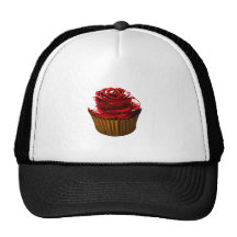 Rose cupcake template products mesh hats