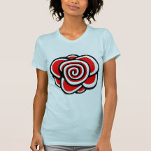 Rose Drawing - Customised T Shirts