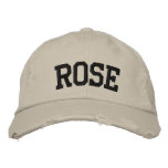 Rose Embroidered Hat embroidered hats