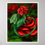 Rose Fairy Dragon posters