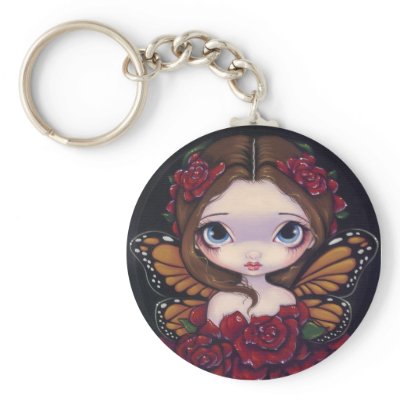 "Rose Fairy" Keychain by strangeling